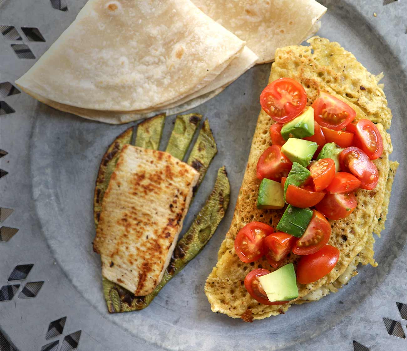 Receta vegana Omelet de garbanzo Love Veg