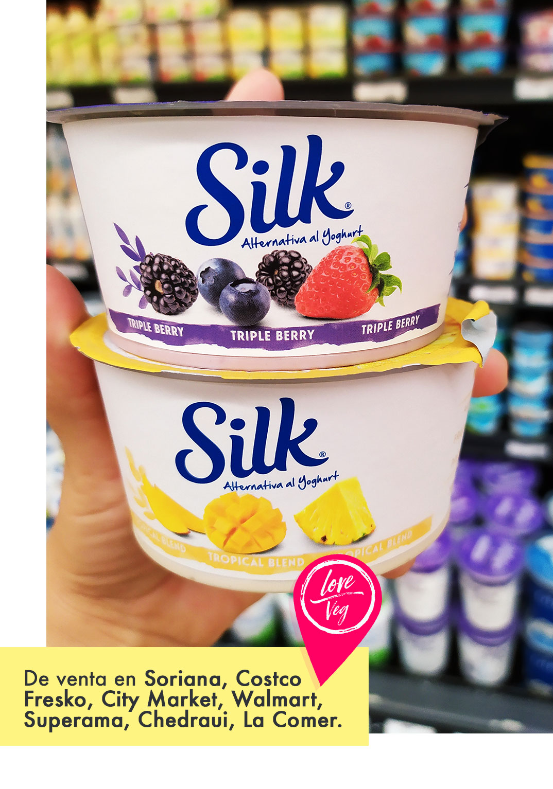 Opciones en los supermercados Love Veg