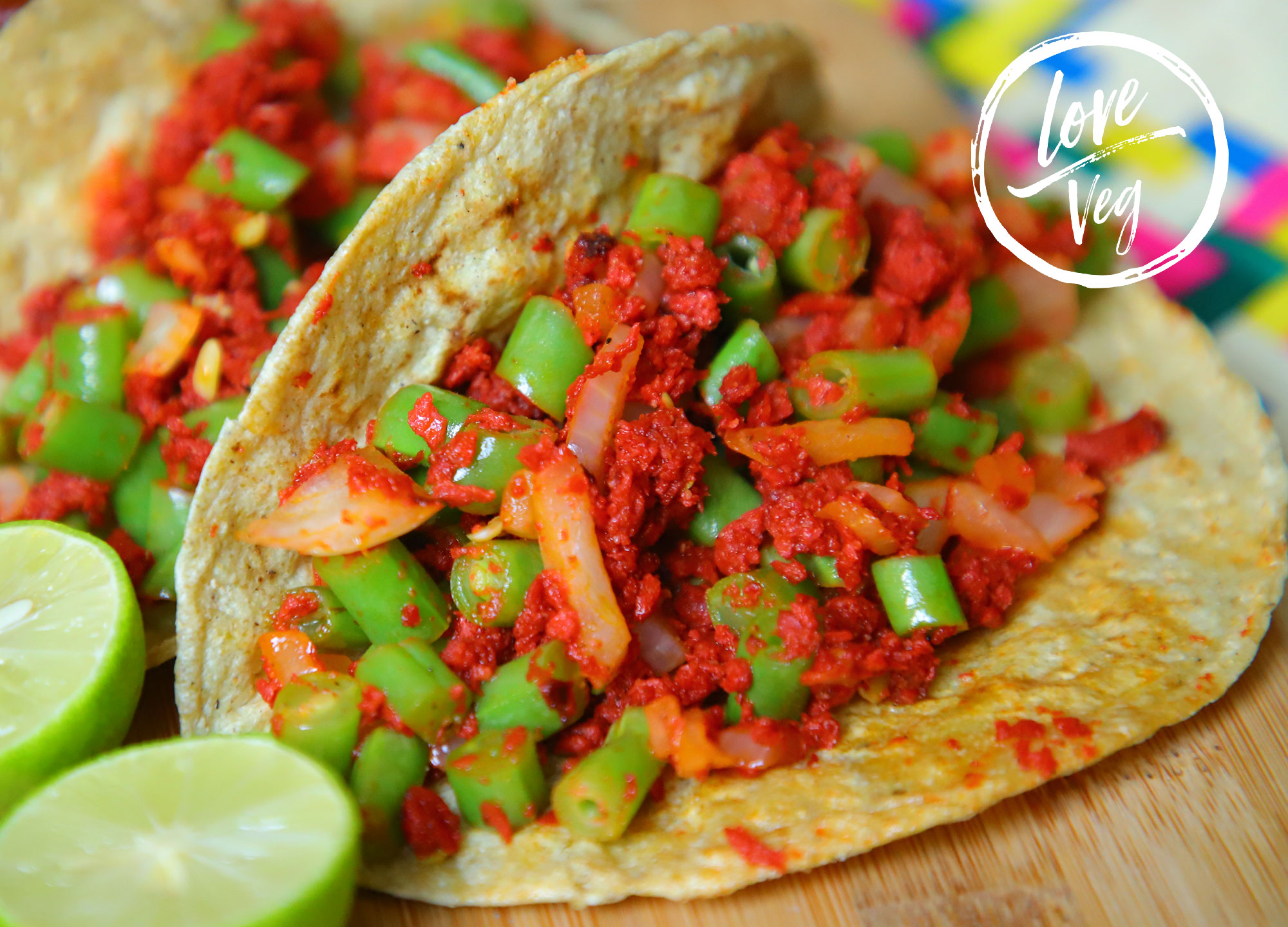 Tacos de ejotes con chorizo | Love Veg