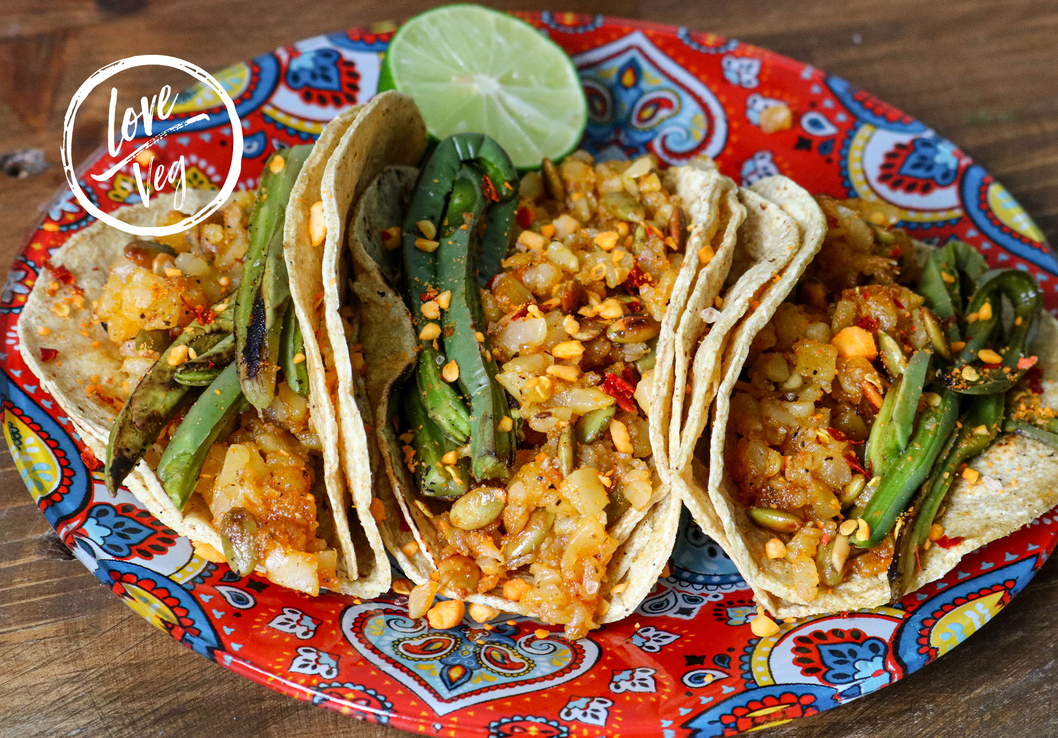 Taco placero de chicharrón de papa | Love Veg