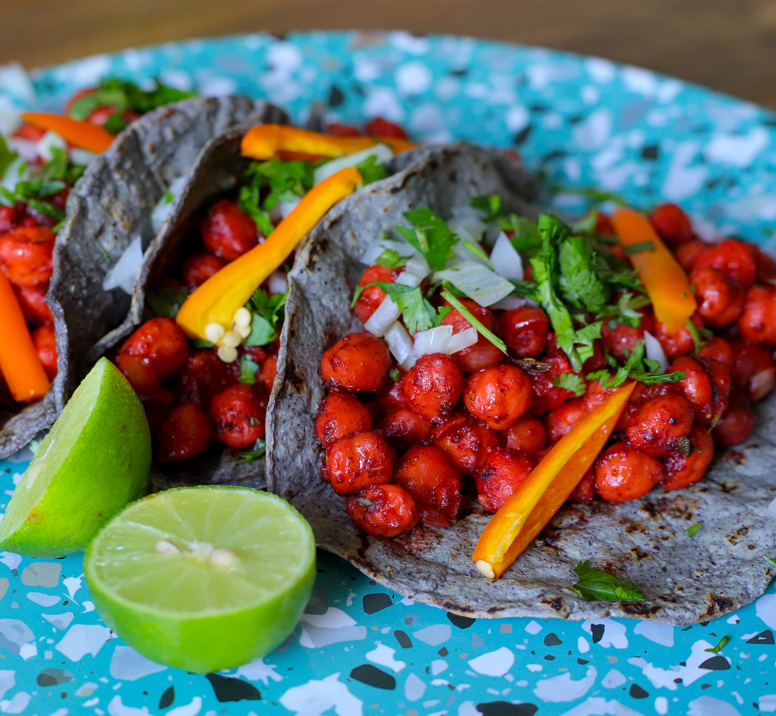 Tacos de Chorizo de Garbanzo
