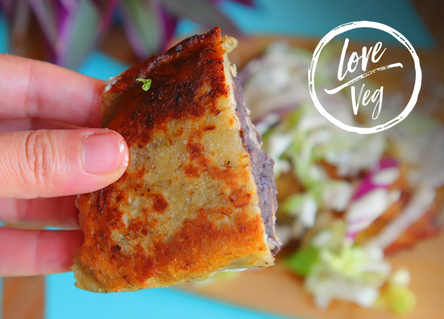 Quesadillas de Platano Macho Love Veg