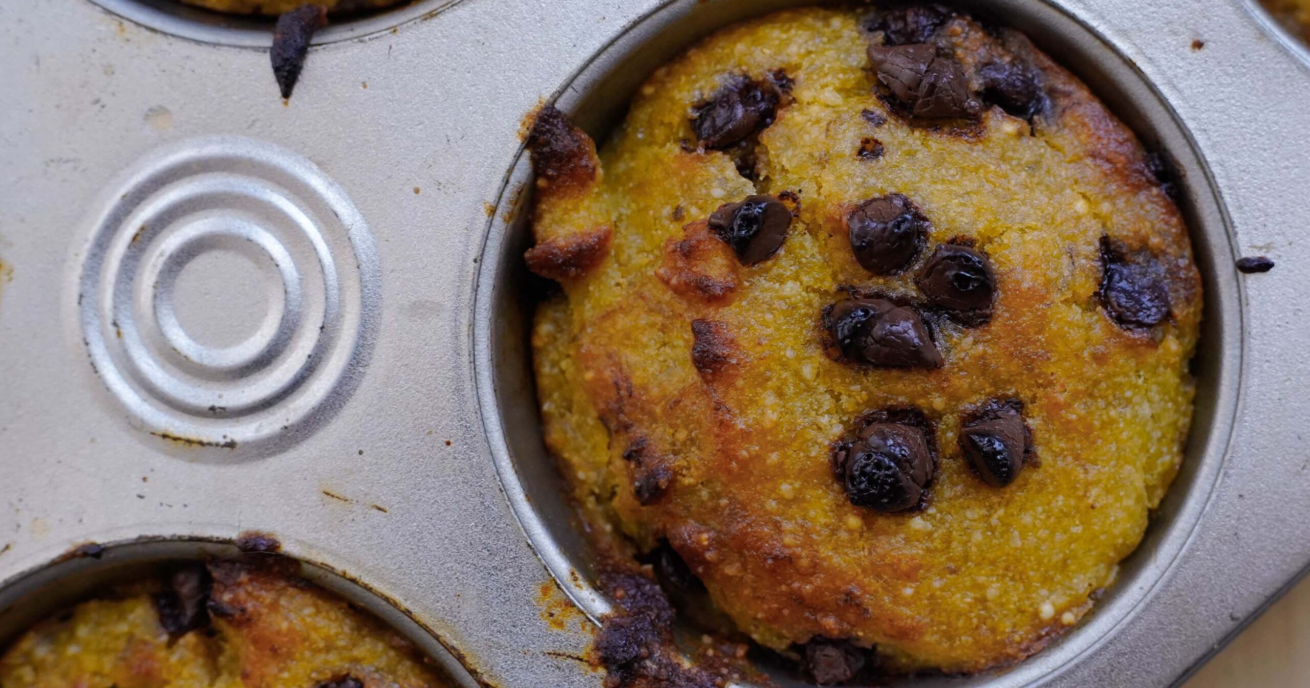 Muffins de Plátano Macho con Chispas de Chocolate Love Veg