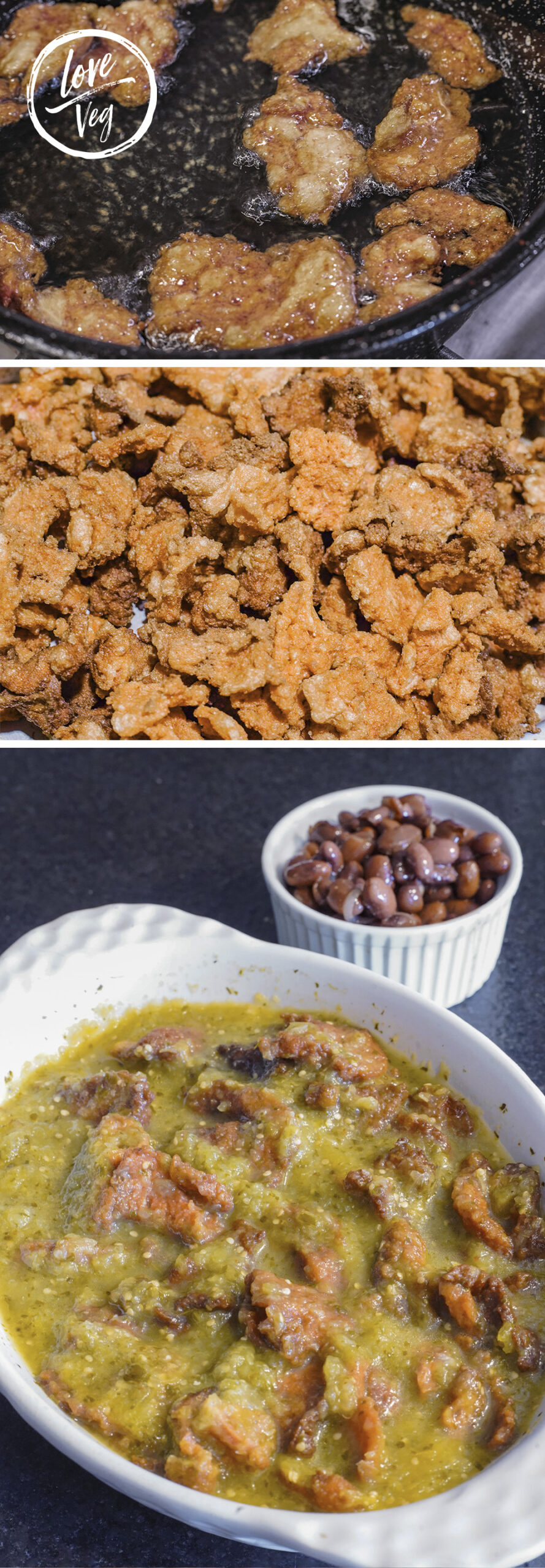 Chicharrón Vegano en Salsa Verde | Love Veg