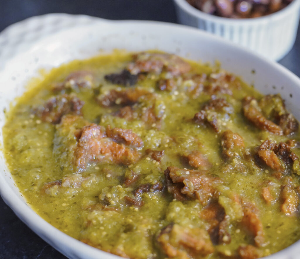Chicharrón Vegano en Salsa Verde | Love Veg