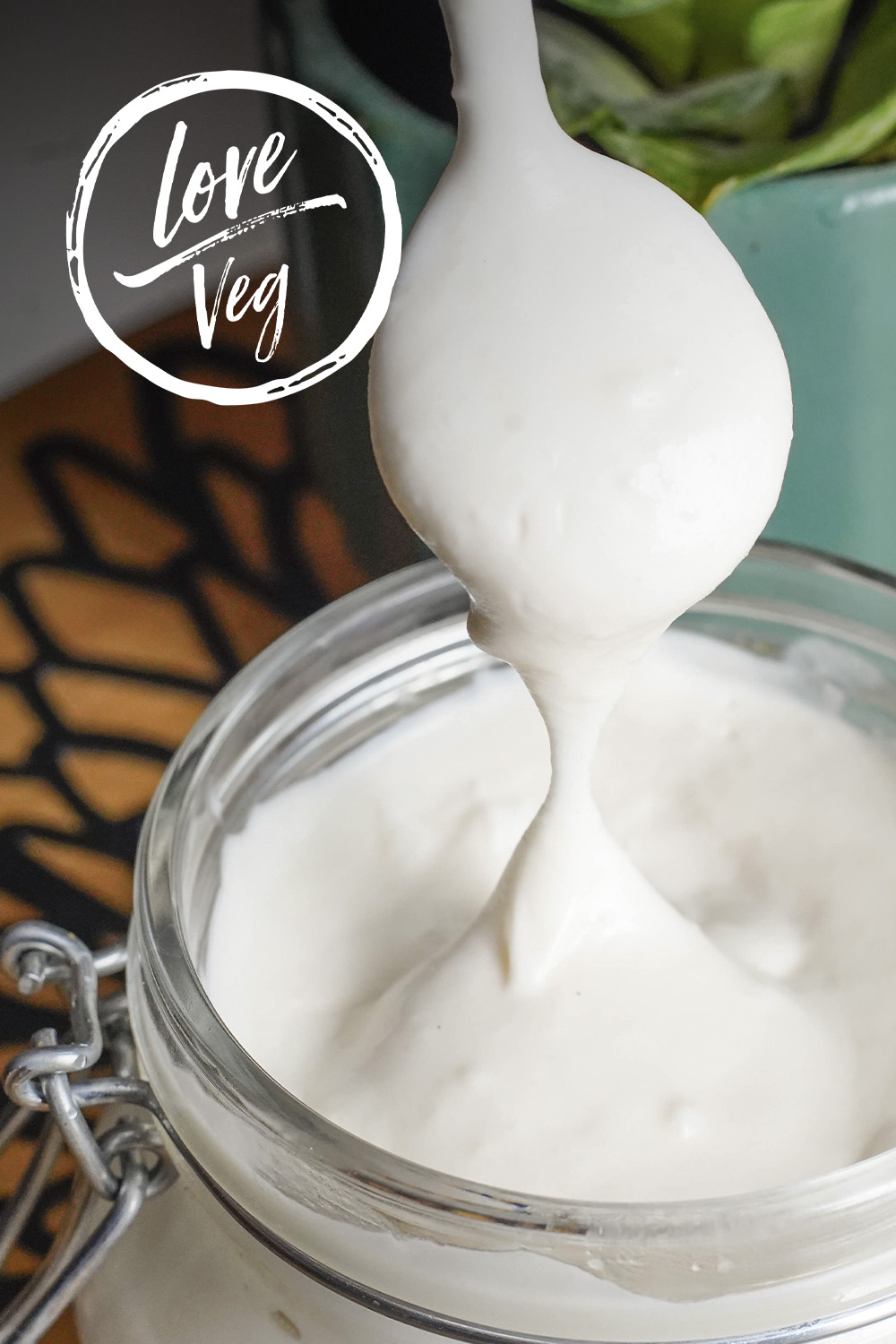 Mayonesa de papa receta de Love Veg México