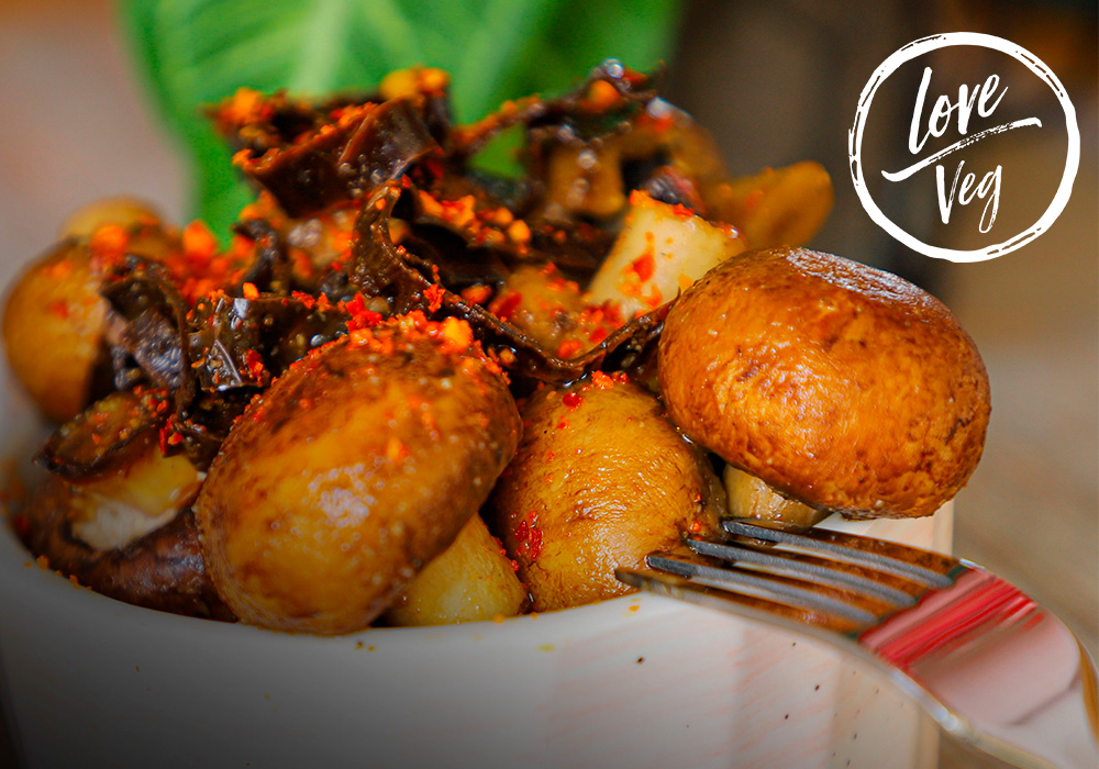 Champiñones al ajillo