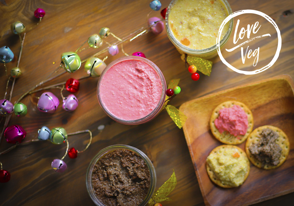 3 patés a base de garbanzo