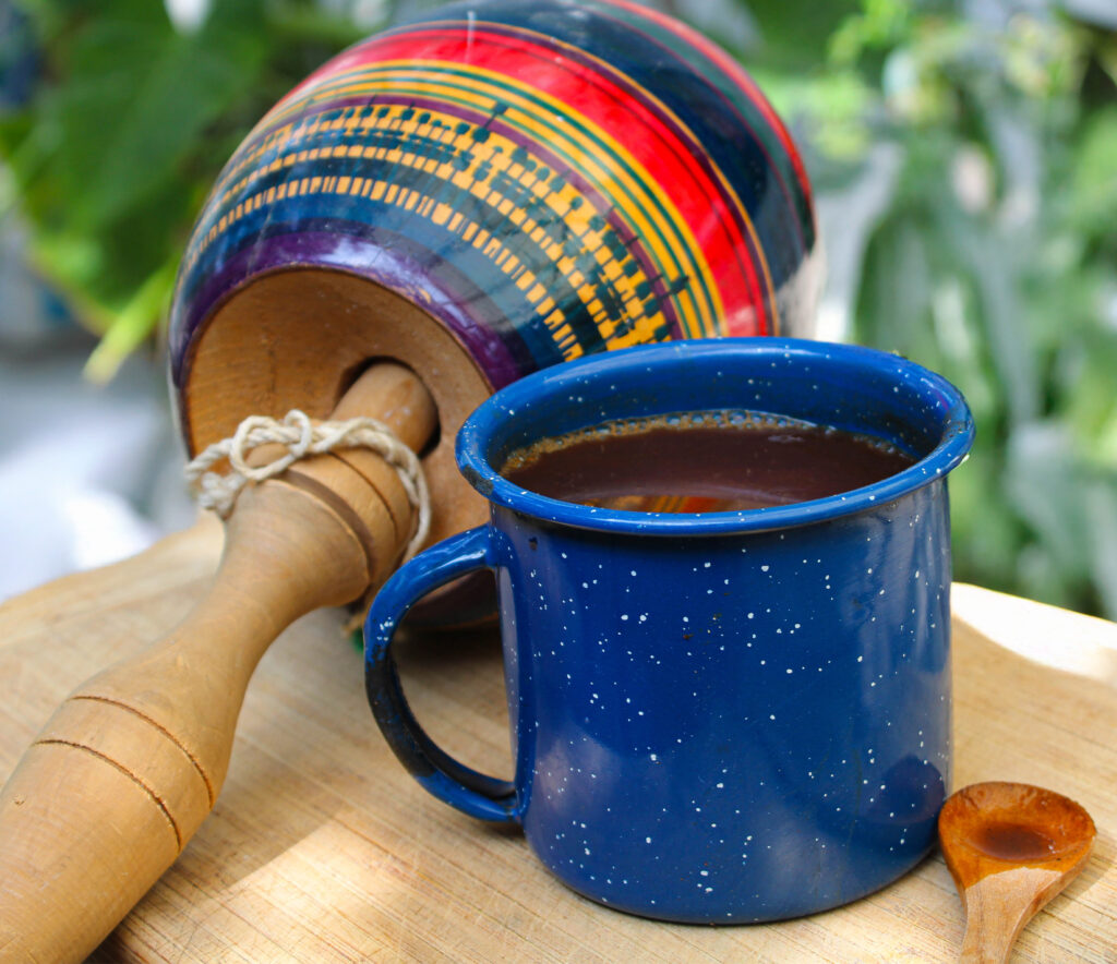 Champurrado de garbanzo