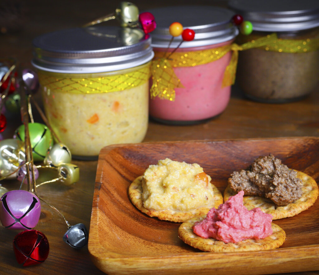 3 patés a base de garbanzo