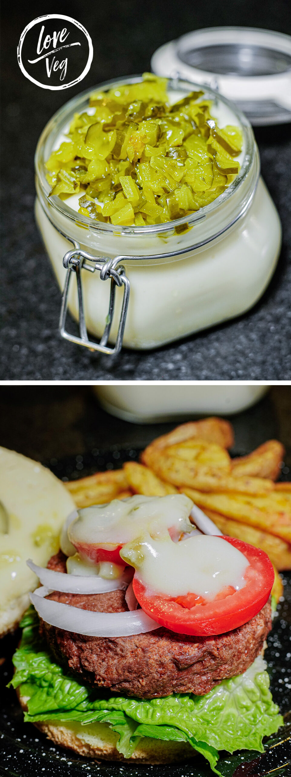 Mayonesa Vegana especial para hamburguesas | Love Veg México