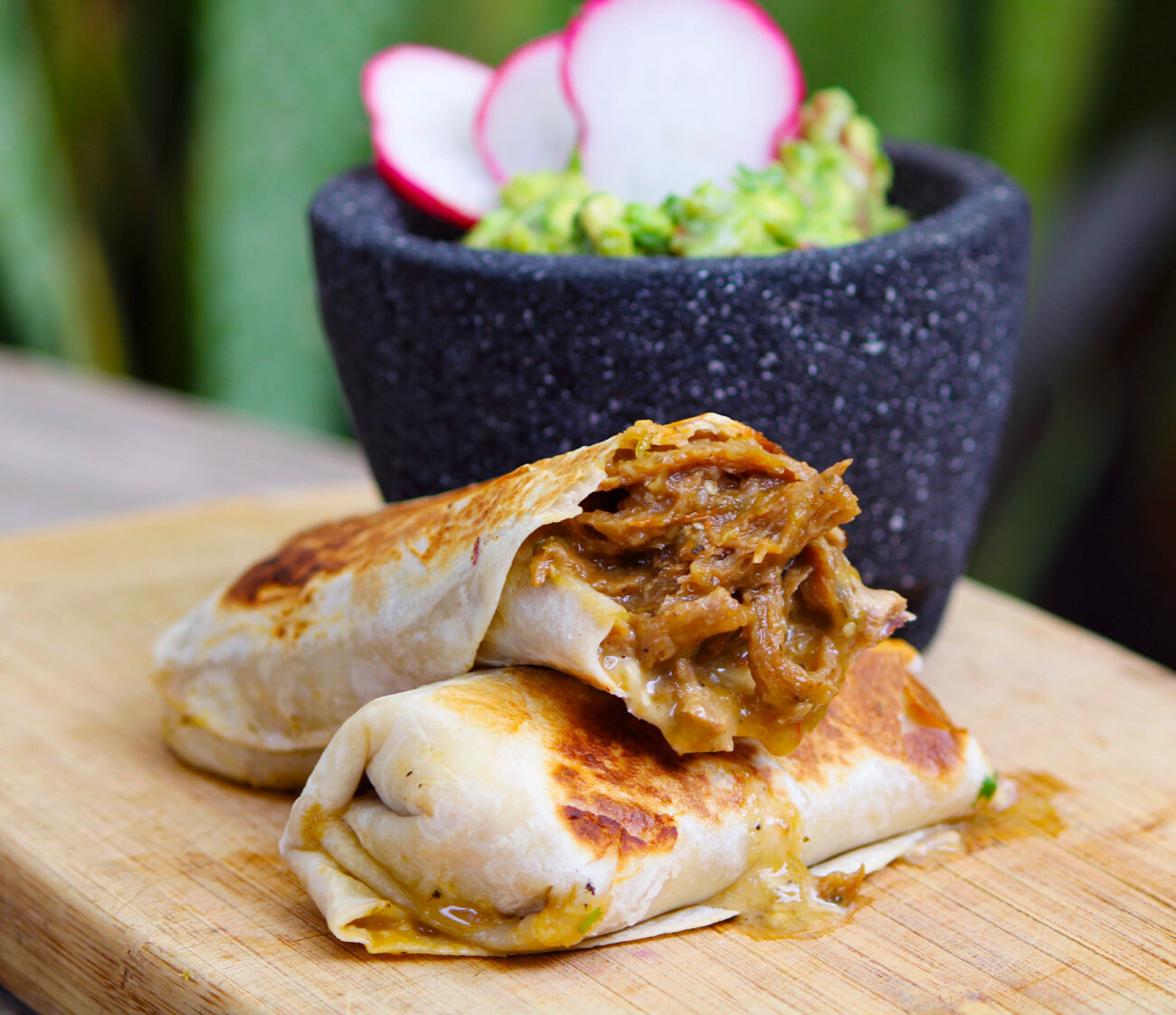 Burrito de deshebrada de soya | Love Veg México